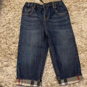 Authentic Burberry jeans.  Size 2 T